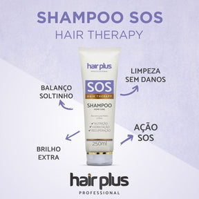 Hair Plus Shampoo S.O.S Hair Therapy 250g