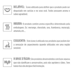 Gel Comestível Yummy Drinks Hot 15ml