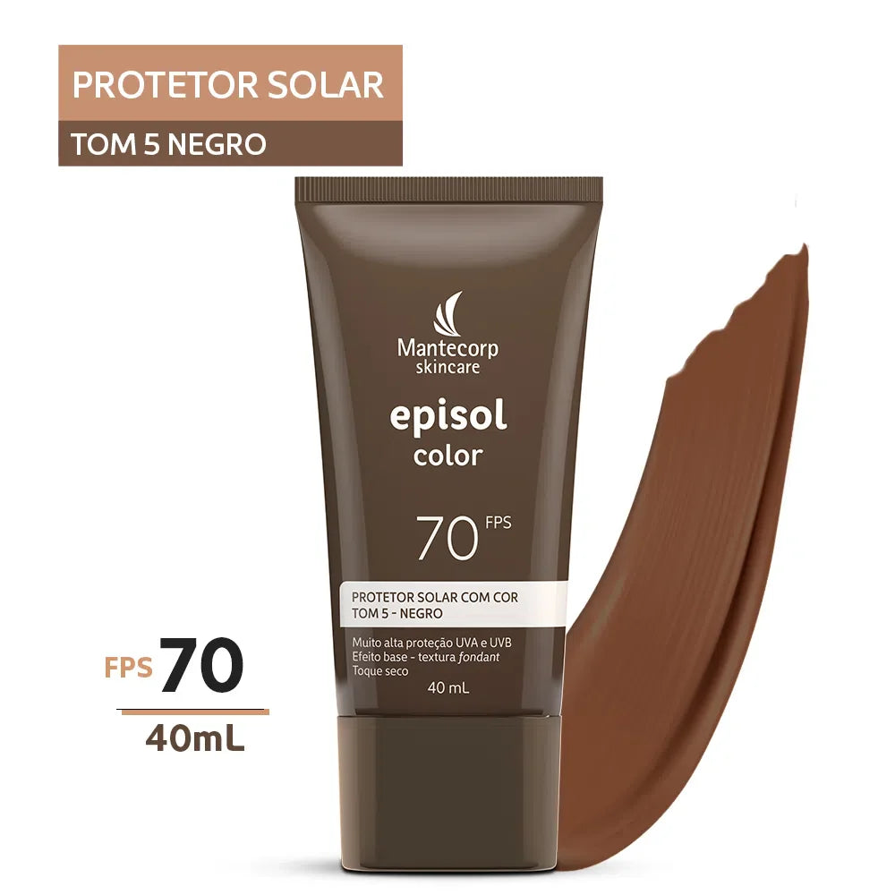 Protetor Solar Episol Color Com FPS 70 - 40 ml
