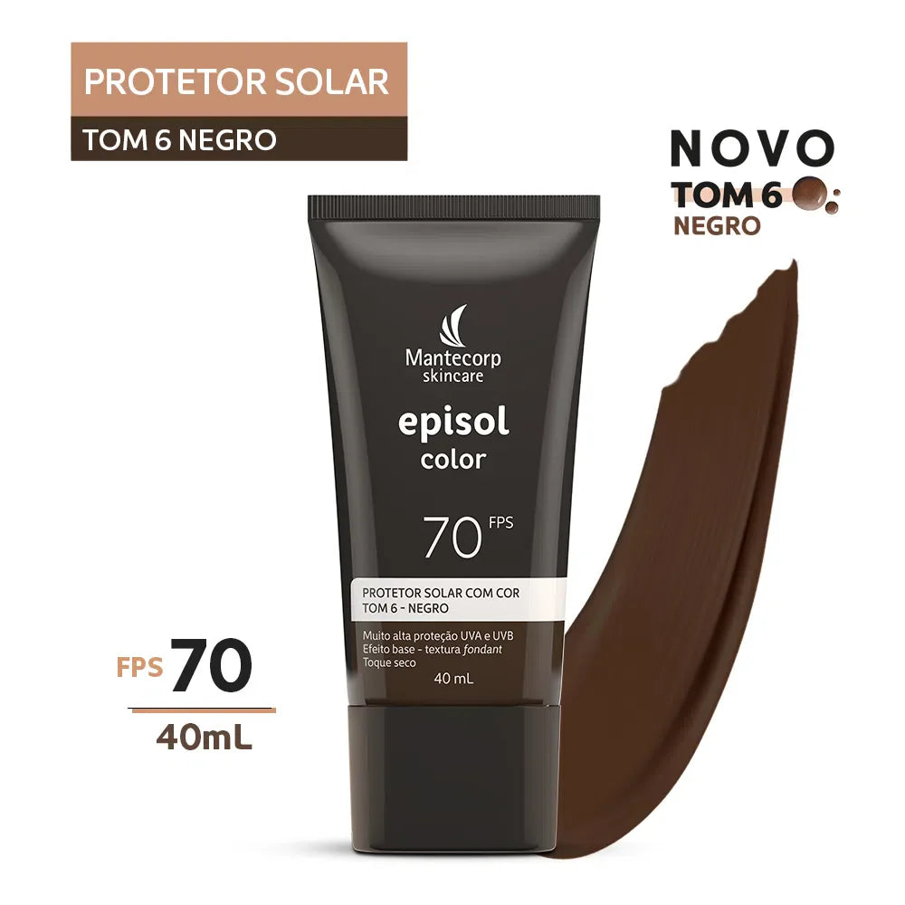Protetor Solar Episol Color Com FPS 70 - 40 ml
