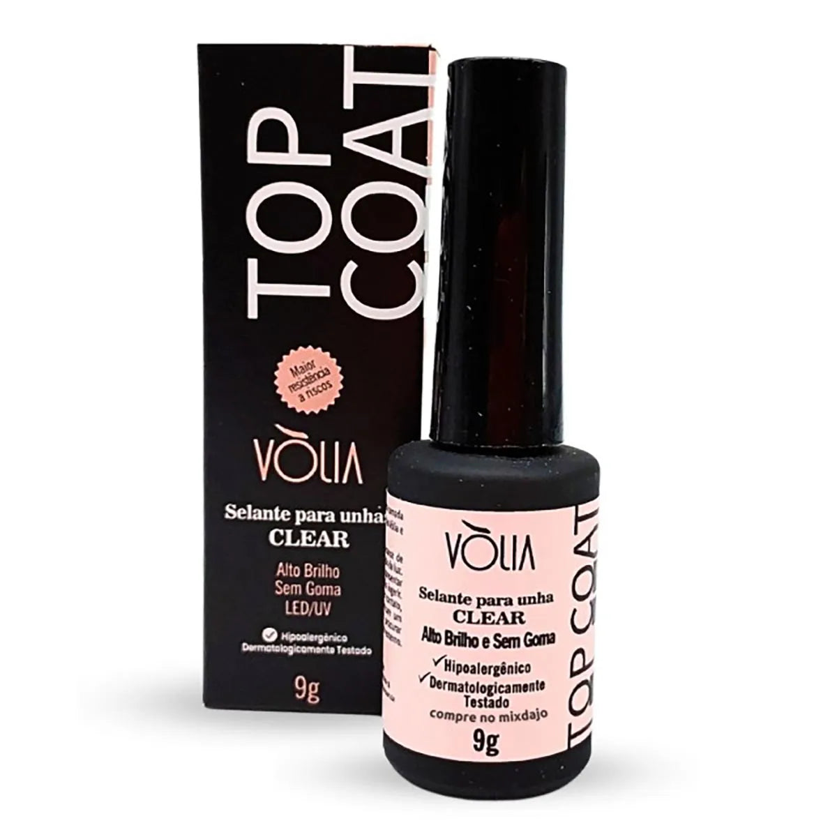 Selante Top Coat Clear Brilho Vòlia  - 9g