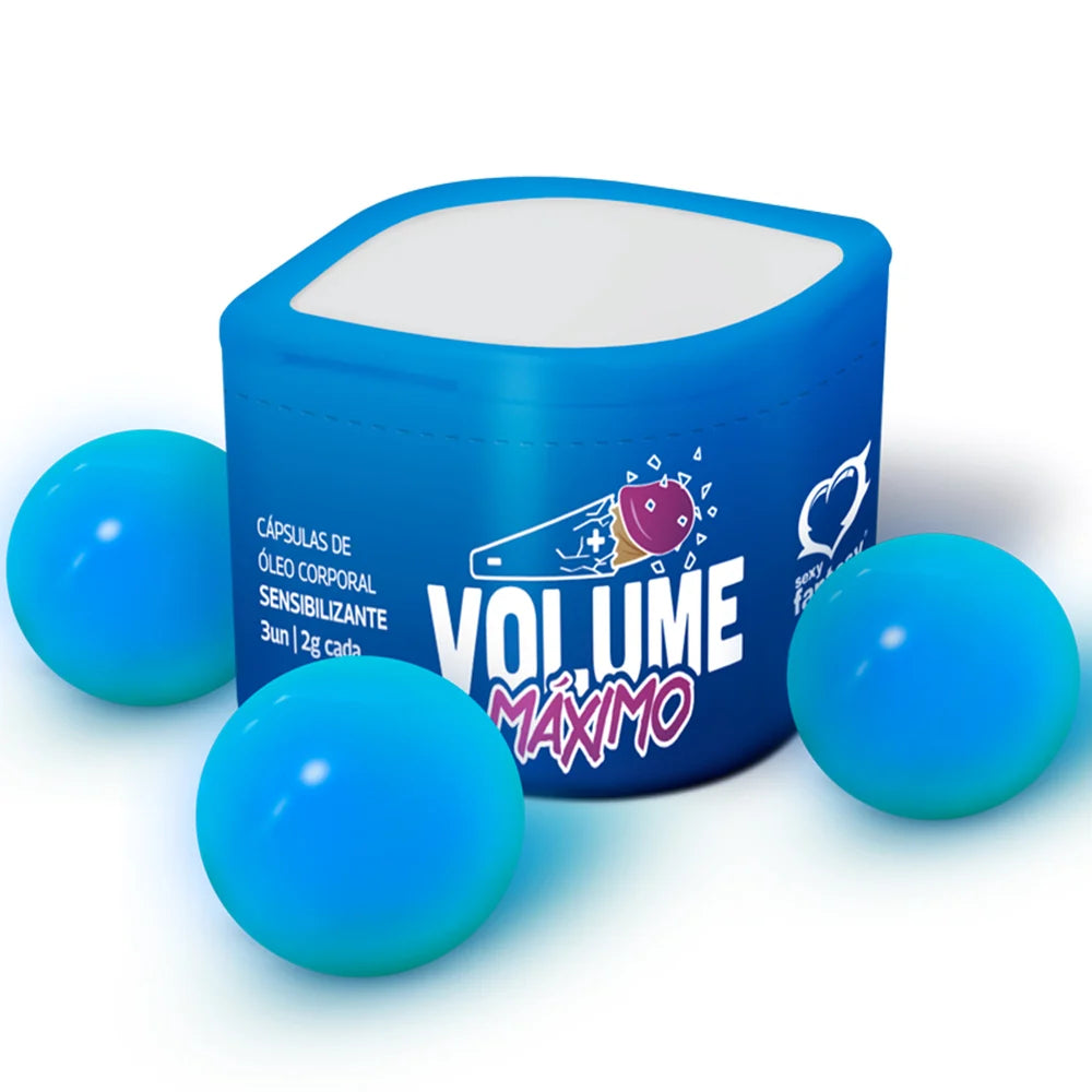 Volume Máximo Cápsulas Sensibilizante Sexy Fantasy - 3un
