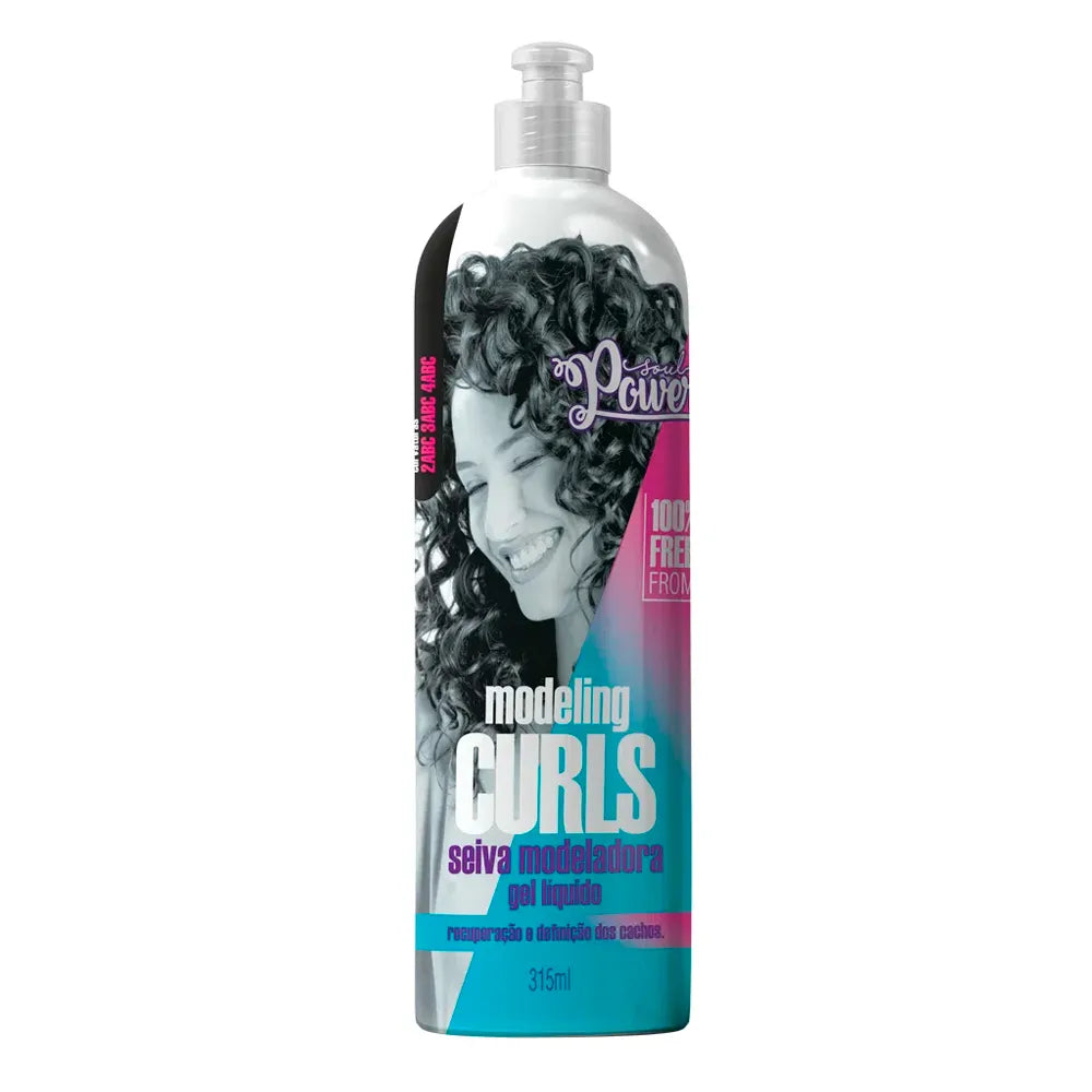 Gel Líquido Soul Power Modeling Curls Seiva Modeladora - 315ml