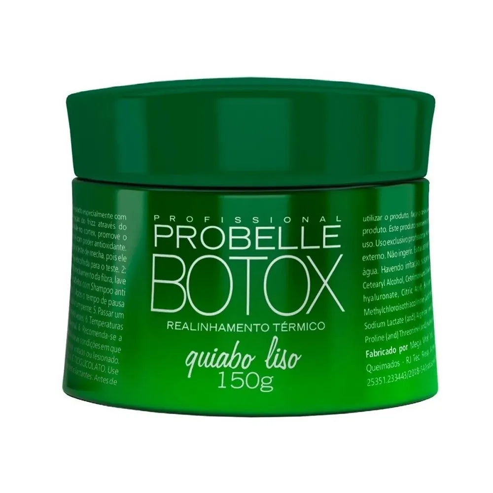 Máscara Capilar Alisante Probelle Btx Quiabo Liso - 150g