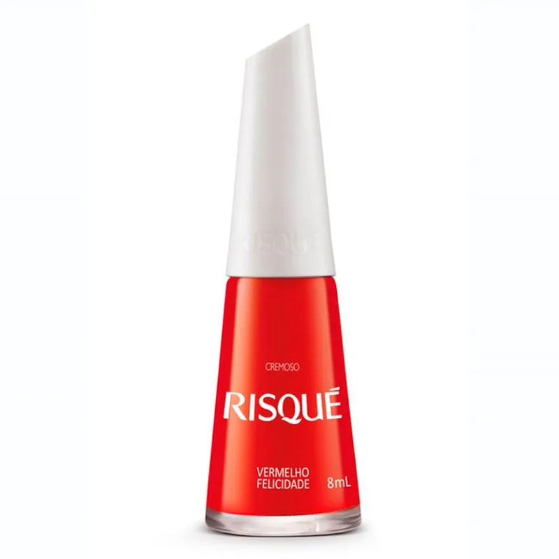 Esmalte Risqué Cremoso Vermelho Felicidade - 8ml