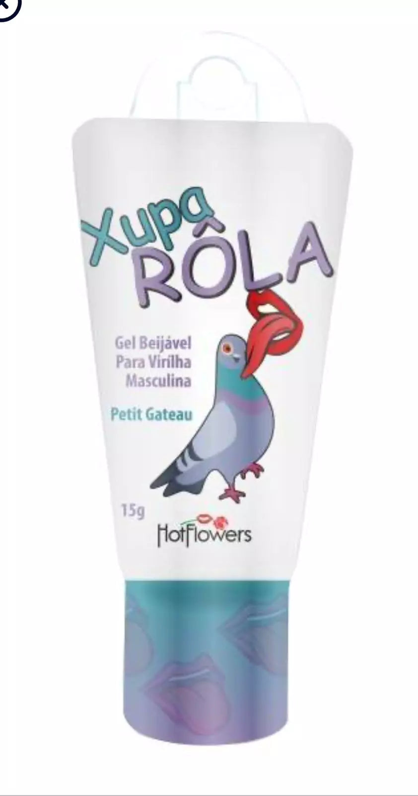 Gel Xupa Rola  Sabor Petit Gateu - 15g